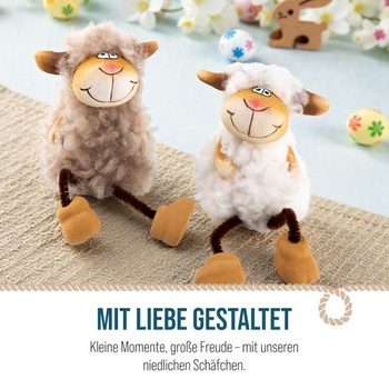 Dekoratívne figúrky ovečiek Logbuch-Verlag