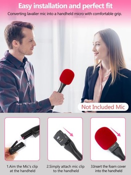 YOUSHARES Interview GO ruční adaptér pro DJI Mic 1/2, Rode Wireless GO I/II, Rode Wireless Me/Pro -