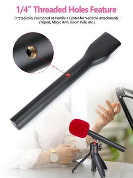 YOUSHARES Interview GO ručný adaptér pre DJI Mic 1/2, Rode Wireless GO I/II, Rode Wireless Me/Pro -