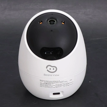 Vnitřní bezpečnostní kamera Beans View, barevné noční vidění, 360° 1080p Wi-Fi kamera pro domácí