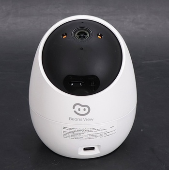 Vnútorná bezpečnostná kamera Beans View, farebné nočné videnie, 360 ° 1080p Wi-Fi kamera pre domácich