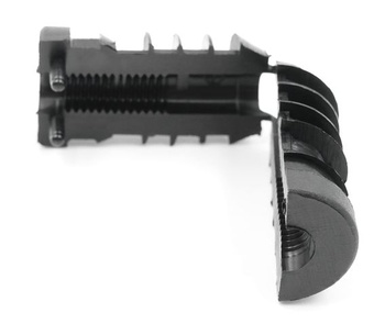 Design61 8x závitové zátky, nastavovacie zátky pre okrúhle rúrky s plastovým závitom M10 Ø 20 mm,
