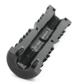 Design61 8x závitové zátky, seřizovací zátky pro kulaté trubky s plastovým závitem M10 Ø 20 mm,