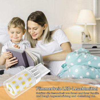 LED žárovky G9, neutrální bílá 4000K, 580LM, 3W ekvivalent 60W halogenové žárovky, energeticky