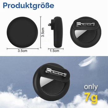 AXFEE Skryté puzdro AirTag, silikónové ochranné puzdro pre deti, čierne.
