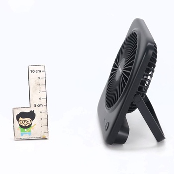 Tichý stolní ventilátor Otlonpe, dobíjecí přenosný stolní ventilátor 4000 mAh, 4stupňový malý