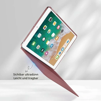 Pouzdro EasyAcc pro iPad 9,7 palce 6. generace/5. generace/Air 2/Air 1, vínově červené