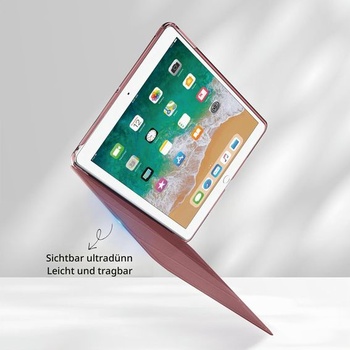 Puzdro EasyAcc pre iPad 9,7 palca 6. generácie/5. generácia/Air 2/Air 1, vínovo červené