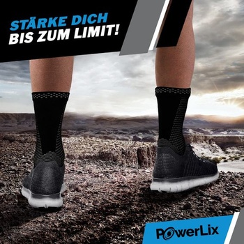 POWERLIX bandáž na členok, sada 2 ks, profesionálna ortéza na členok pre ženy/muža, kompresná