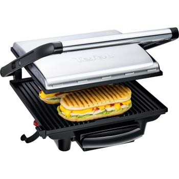 Kontaktný gril GC241D Inicio, 2000 W, 29 x 26 cm, čierno/strieborná