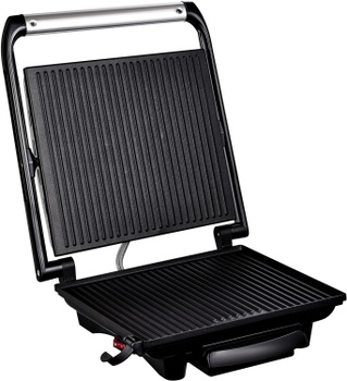 Kontaktný gril GC241D Inicio, 2000 W, 29 x 26 cm, čierno/strieborná