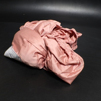 Prostěradlo Pizuna, růžové, 200 x 200 cm
