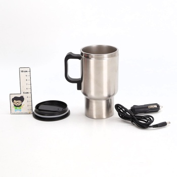 12V autokanvica, 450ml autokanvica so zástrčkou do zapaľovača, vyhrievaný hrnček, prenosná elektrická