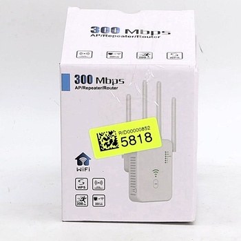 Wifi zesilovač Bfhdbdt 300 Mbit/s, bílý
