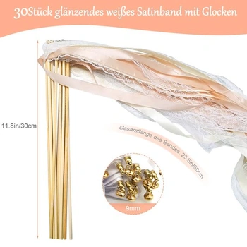 30 svatebních hůlek se zvonkem Hautllaif