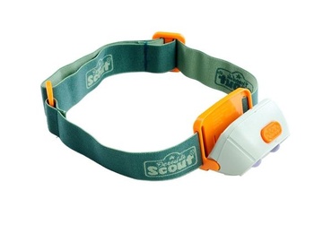 Čelovka Simba Scout pre deti – LED svetlo s 3 režimami svietenia, otočná lampa, odolná proti