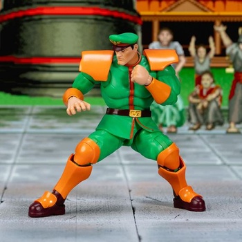 Jada Street Fighter II Bison Player 2 Deluxe, limitovaná edícia Next Level, mierka 1:12, 17 cm,