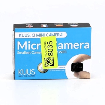 Vnitřní bezpečnostní kamera KUUS.® C1 Mini 2,3 cm | Vnitřní kamerový dohled s nočním viděním a