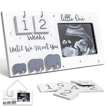 Dřevěný rámeček na dětské fotografie PANYI Baby Scan s…
