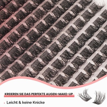 Predlžovanie rias 140 ks 10-16 mm D Curl riasy zhluk DIY individuálne objemové predĺženie rias s