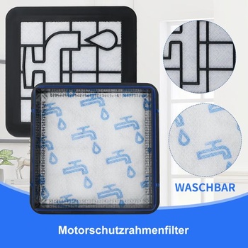 4 filtre pre Philips PowerPro Compact, sada náhradných filtrov, filtre PowerPro Compact - 4 kusy