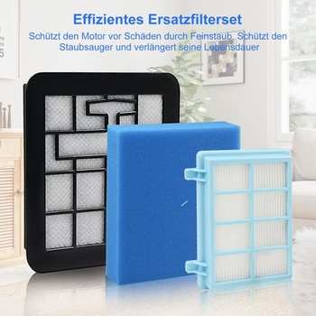 4 filtre pre Philips PowerPro Compact, sada náhradných filtrov, filtre PowerPro Compact - 4 kusy