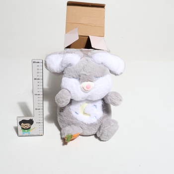 Edencomer Ospalá hračka - Ospalí králíčci se simulovaným dýcháním, hudbou a světlem, Dýchající