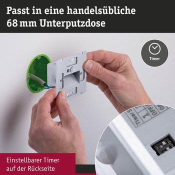 Paulmann Wand-EB-Edge Sensor 1x1,2W 2700K White matt