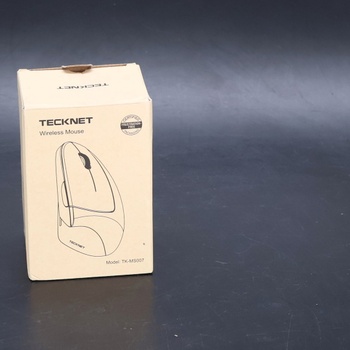 Vertikálna myš TECKNET, bezdrôtová myš s rozlíšením 4800 DPI, ergonomická, ochranná paža,
