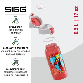 Sigg - Detská fľaša na vodu - Viva One - Vyrobené v Nemecku - Vhodná pre sýtené nápoje -