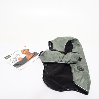 Psí kabát Hunter Uppsala, farba: khaki, 2v1 strih s odnímateľnou vnútornou podšívkou, vodoodpudivý,