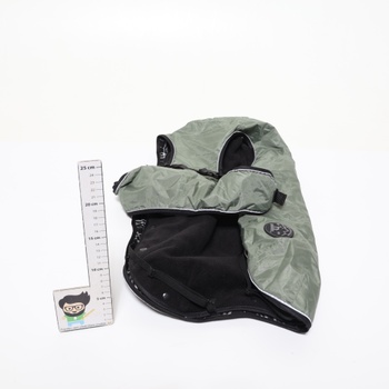Psí kabát Hunter Uppsala, farba: khaki, 2v1 strih s odnímateľnou vnútornou podšívkou, vodoodpudivý,