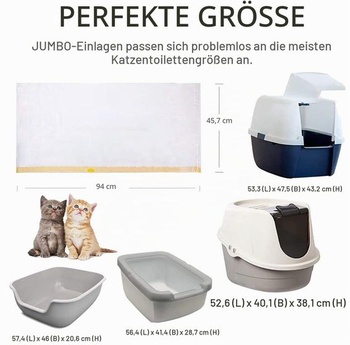 14 veľkých vrecúšok na mačaciu stelivo so sťahovacou šnúrkou, 940 x 457 mm