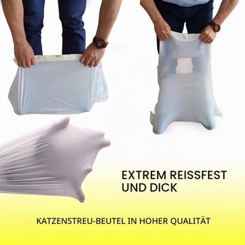14 veľkých vrecúšok na mačaciu stelivo so sťahovacou šnúrkou, 940 x 457 mm