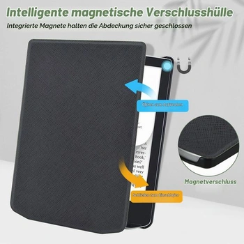 Tenké pouzdro DMLuna pro Pocketbook Verse/Verse Pro/Color/Lite, automatická funkce