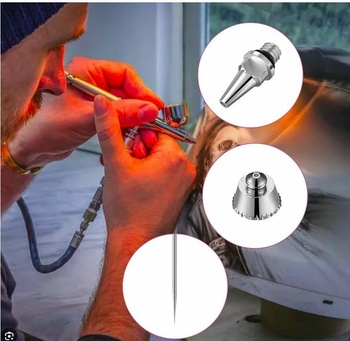 Diely tela airbrush royalmax ab-180, medzera trysky 0,3 mm + medzera ihly + tryska a ihla 0,3 mm