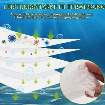 Filtračná vata, filtračné hubky, jemná polyesterová filtračná hubka (35 kusov)