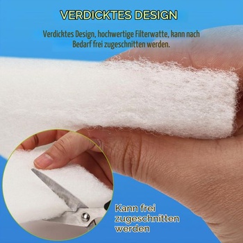 Filtračná vata, filtračné hubky, jemná polyesterová filtračná hubka (35 kusov)