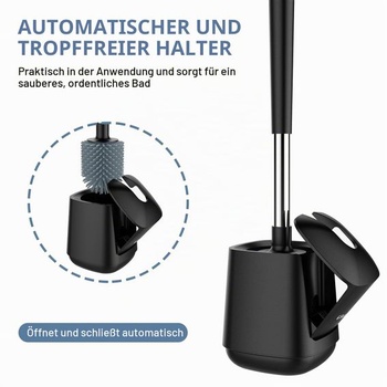 SetSail Premium WC kefa a držiak Automatické WC kefy do kúpeľne s držiakom Ventilovaný WC