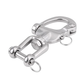 Bezpečnostný rýchloupínací patentný hák Keenso Boot 128mm Snap Shackle