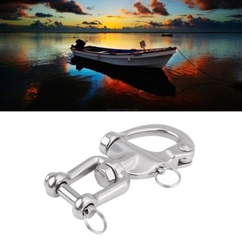 Bezpečnostný rýchloupínací patentný hák Keenso Boot 128mm Snap Shackle