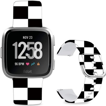 Mäkký silikónový športový remienok s kresleným vzorom s priemerom 23 mm kompatibilný s Fitbit Versa