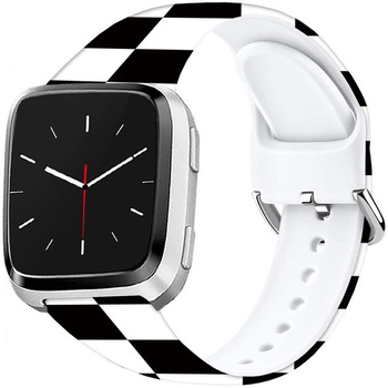 Mäkký silikónový športový remienok s kresleným vzorom s priemerom 23 mm kompatibilný s Fitbit Versa