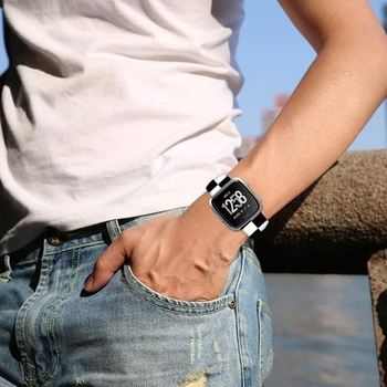 Mäkký silikónový športový remienok s kresleným vzorom s priemerom 23 mm kompatibilný s Fitbit Versa