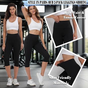 3/4 Capri kalhoty Merlvida černé XS (3 ks)