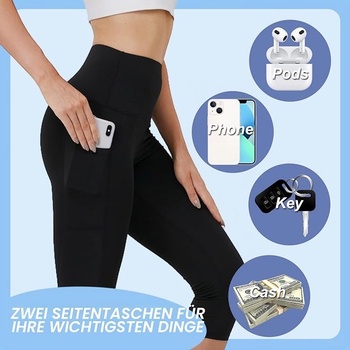 3/4 Capri kalhoty Merlvida černé XS (3 ks)