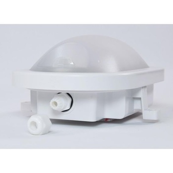 Oválne priezorové svetlo s integrovaným LED detektorom pohybu, 12 W, 840 lúmenov, 216 x 143 x 79 mm