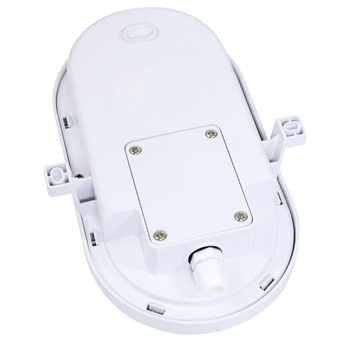 Oválne priezorové svetlo s integrovaným LED detektorom pohybu, 12 W, 840 lúmenov, 216 x 143 x 79 mm