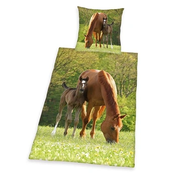 Ložní souprava Herding Young Collection, motiv koně, povlak…