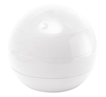 Spirella Kozmetický organizér/Miska/Úložný box na make-up a šperky s 3 priehradkami 16x14cm biely